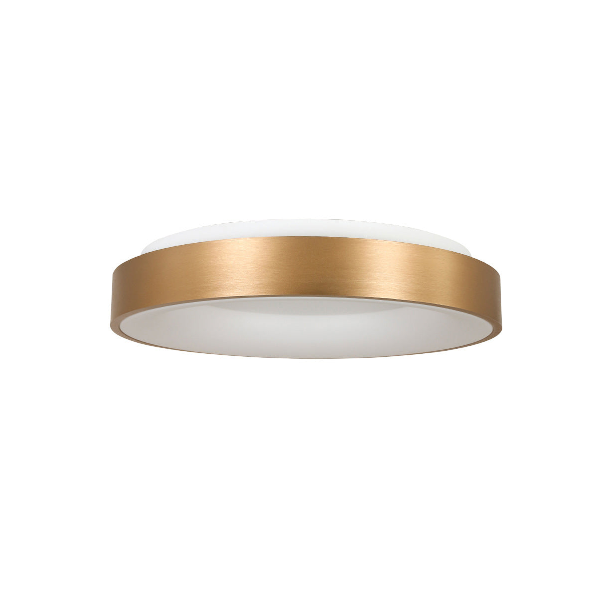 Златна LED плафониера Steinhauer Ringlede Ø38 см – изображение 1