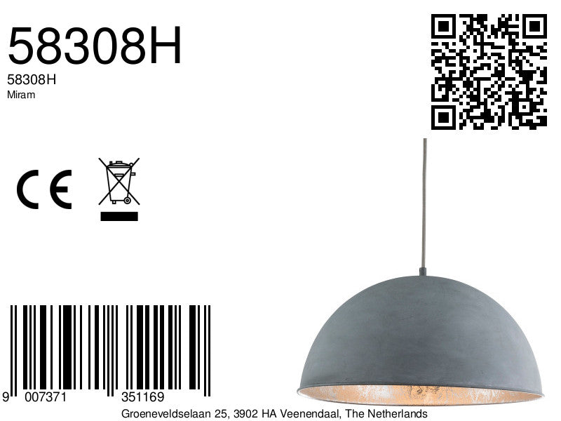 industriele-hanglamp-grijs-zilvergevoerd-koepelvorm-globo-miram-variant-image8a