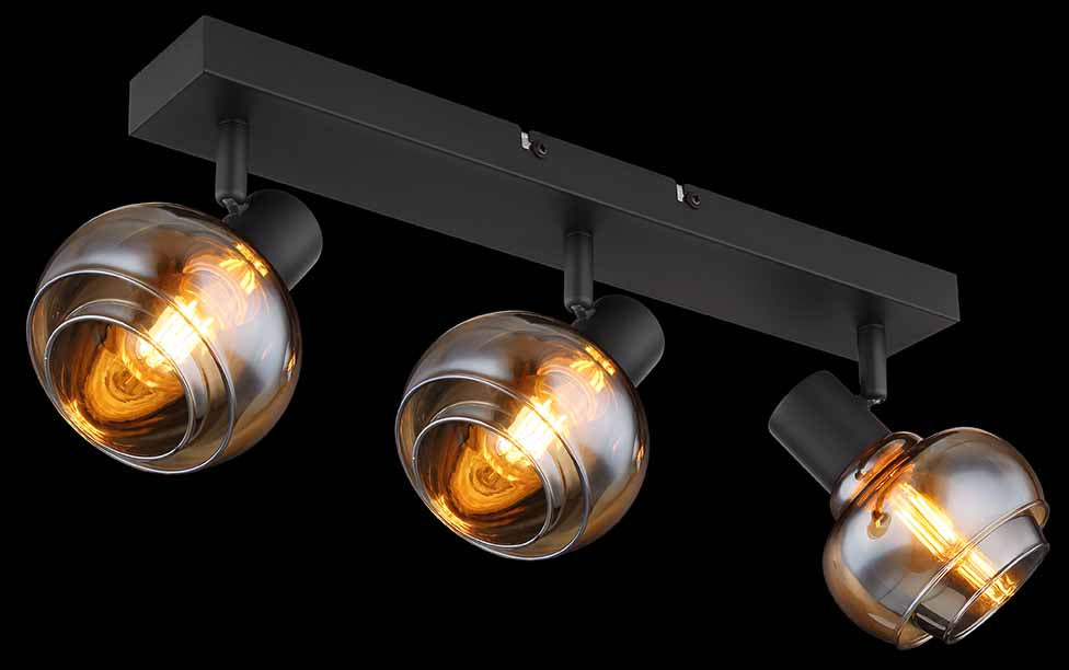 3-lichts-spot-zwart-amber-rookglas-globo-tokki-variant-image3