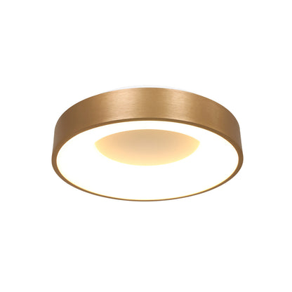 Златна LED плафониера Steinhauer Ringlede Ø38 см – изображение 10