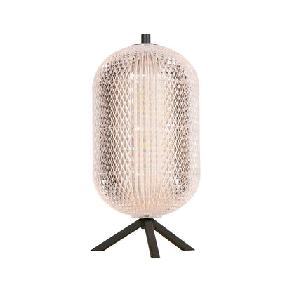 Nowoczesna czarna lampa stołowa LED Mexlite Geripu