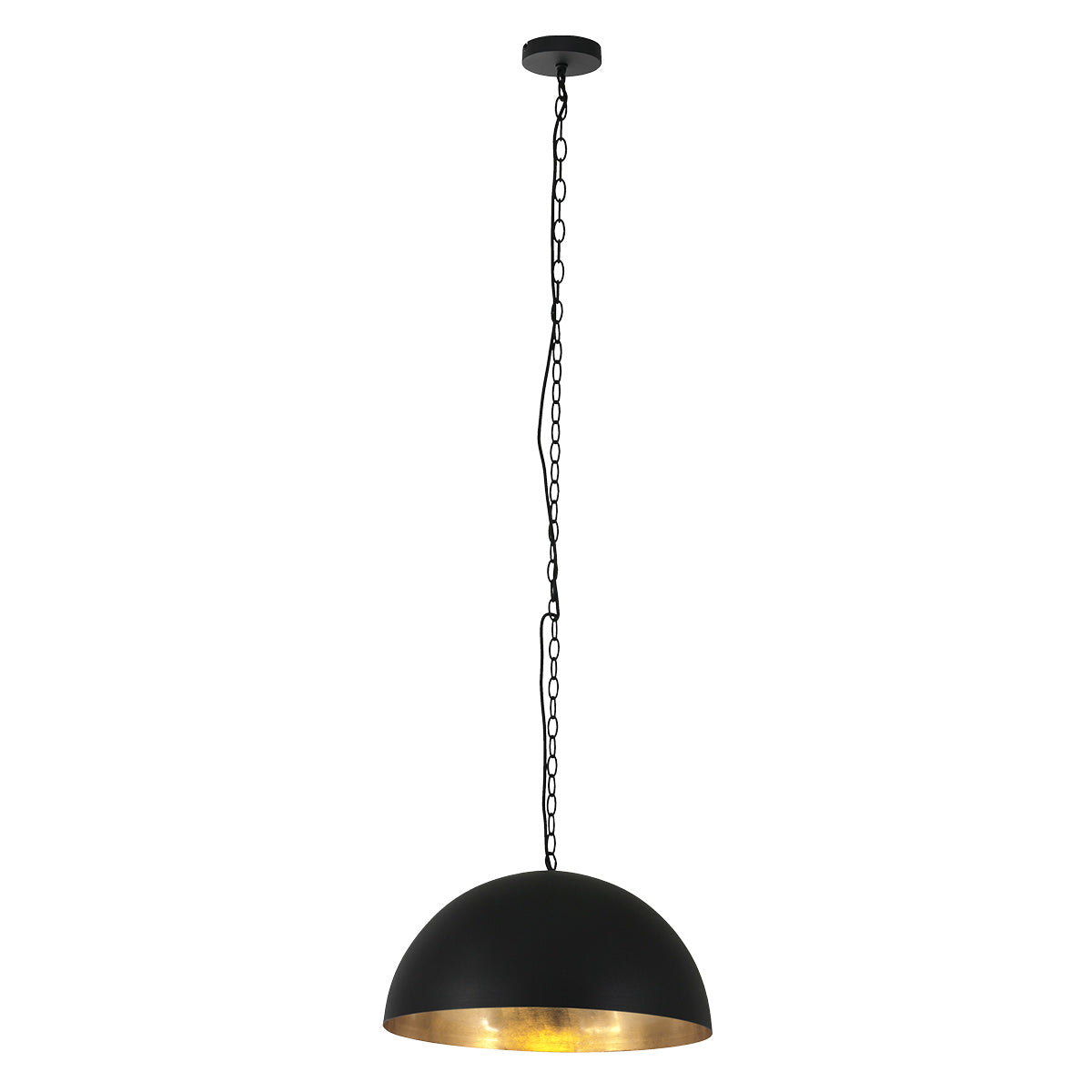 Steinhauer Semicirkel sort industriel pendellampe – billede 1