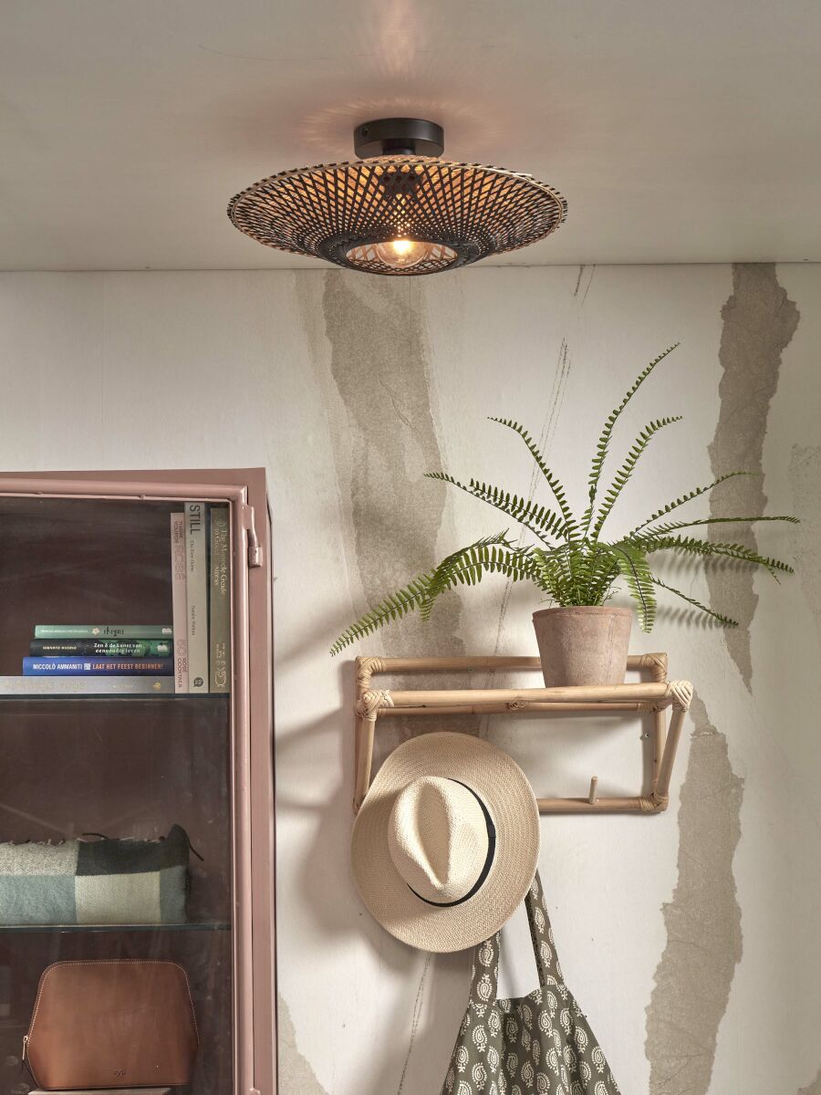 ringvorm-plafonniere-bamboe-naturel-zwart-s-good-mojo-kalimantan-variant-image1