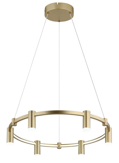Lampada a sospensione LED metallica dorata charmante – immagine 4