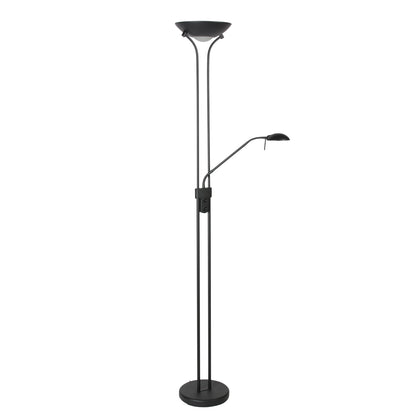 zwarte-2-lichts-vloerlamp-met-uplighter-en-flexibele-leesarm-mexlite-curtis-main-image