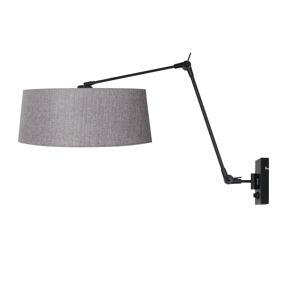 zwarte-wandlamp-met-grijze-linnen-kap-steinhauer-prestige-chic-variant-image1