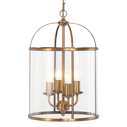 lantaarnvormige-4-lichts-hanglamp-brons-metaal-glas-steinhauer-pimpernel-main-image