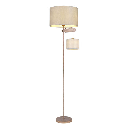 2-kap-klassieke-bruine-vloerlamp-globo-lenni-main-image