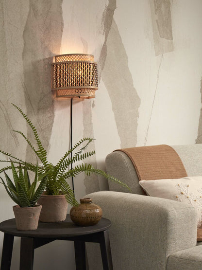 halfronde-wandlamp-boheems-naturel-zwart-good-mojo-bhutan-variant-image1
