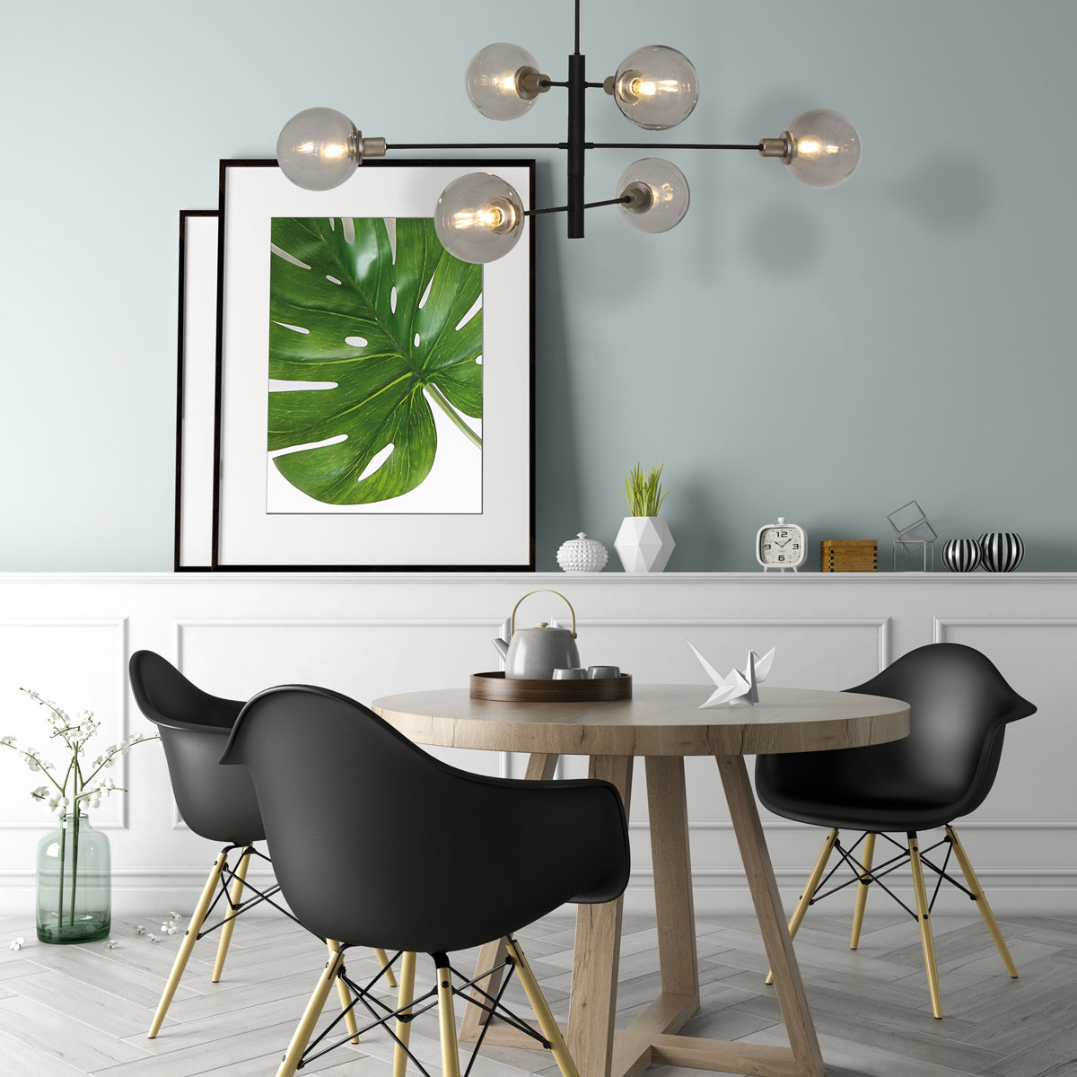 Steinhauer Constellation hanglamp met rookglazen bollen – afbeelding 2