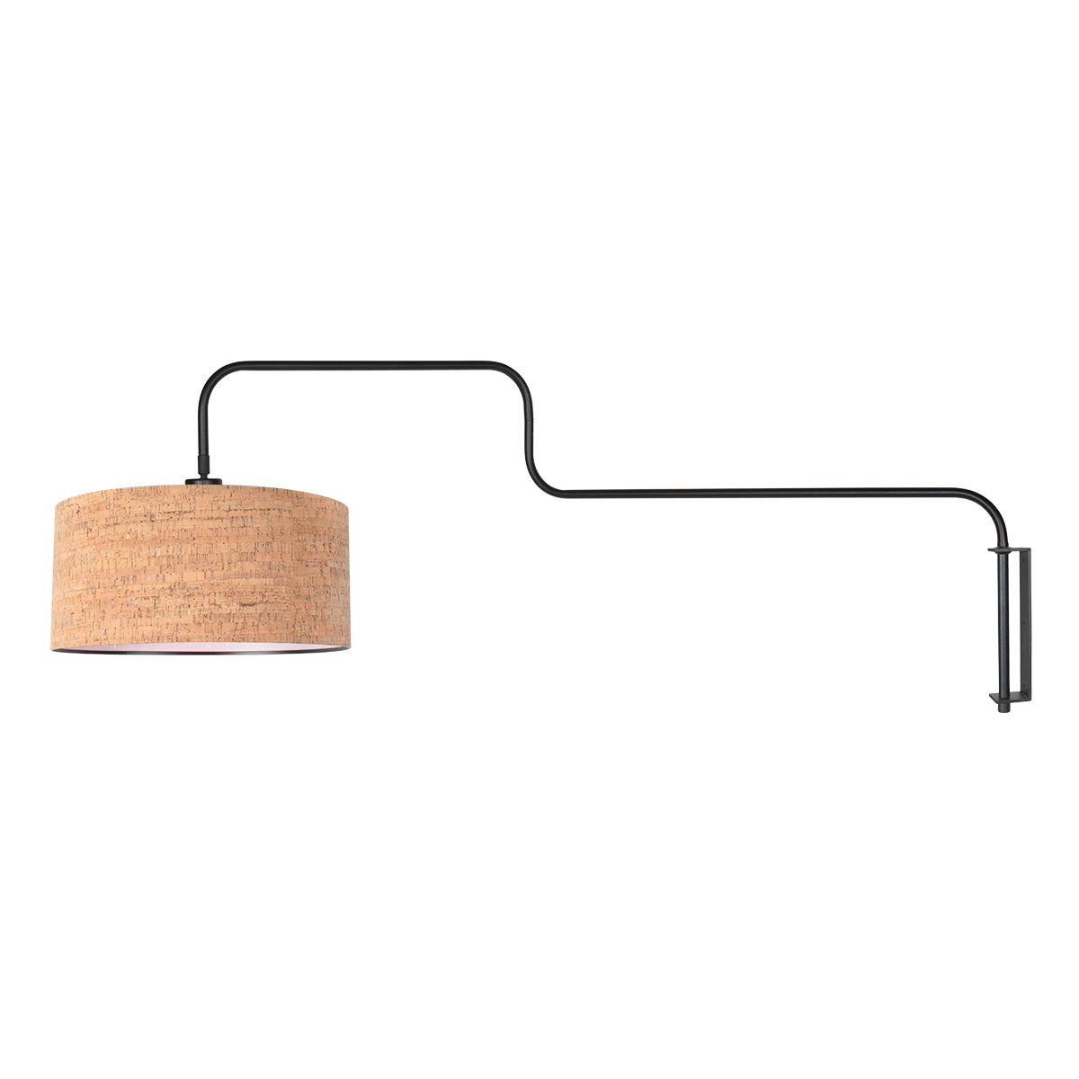 zwarte-wandlamp-met-kurken-kap-en-zwenkbare-arm-steinhauer-bloeba-variant-image1