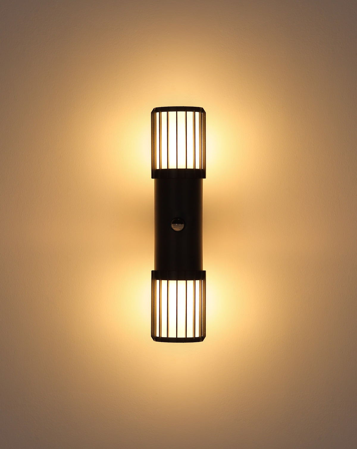 Modern antracitfärgad aluminium utomhusvägglampa – bild 4