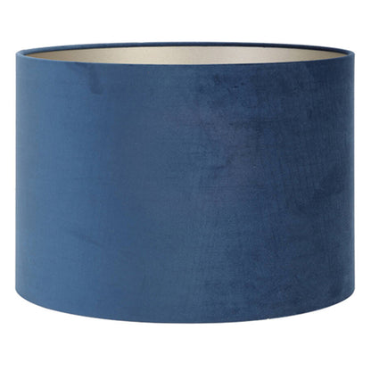 moderne-blauwe-lampenkap-met-zilver-light-living-velours-main-image
