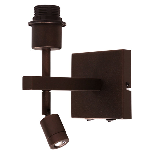 wandlamp-met-leeslamp-cacao-metaal-steinhauer-stang-main-image