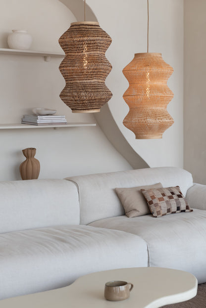 Lampada a sospensione in bambù color naturale senza tempo GOOD&MOJO Barbados – immagine 11