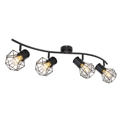 4-lichts-spot-zwart-diamantkap-globo-priska-main-image