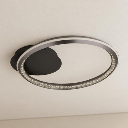 ALAINA plafond med krystalring – stemningsbillede