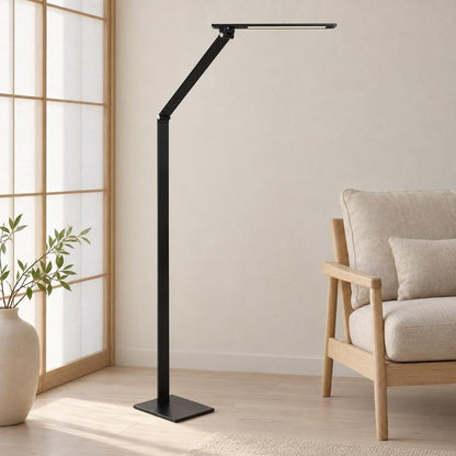 Dimmable lampa podłogowa LED Steinhauer Serenade – zdjęcie aranżacyjne