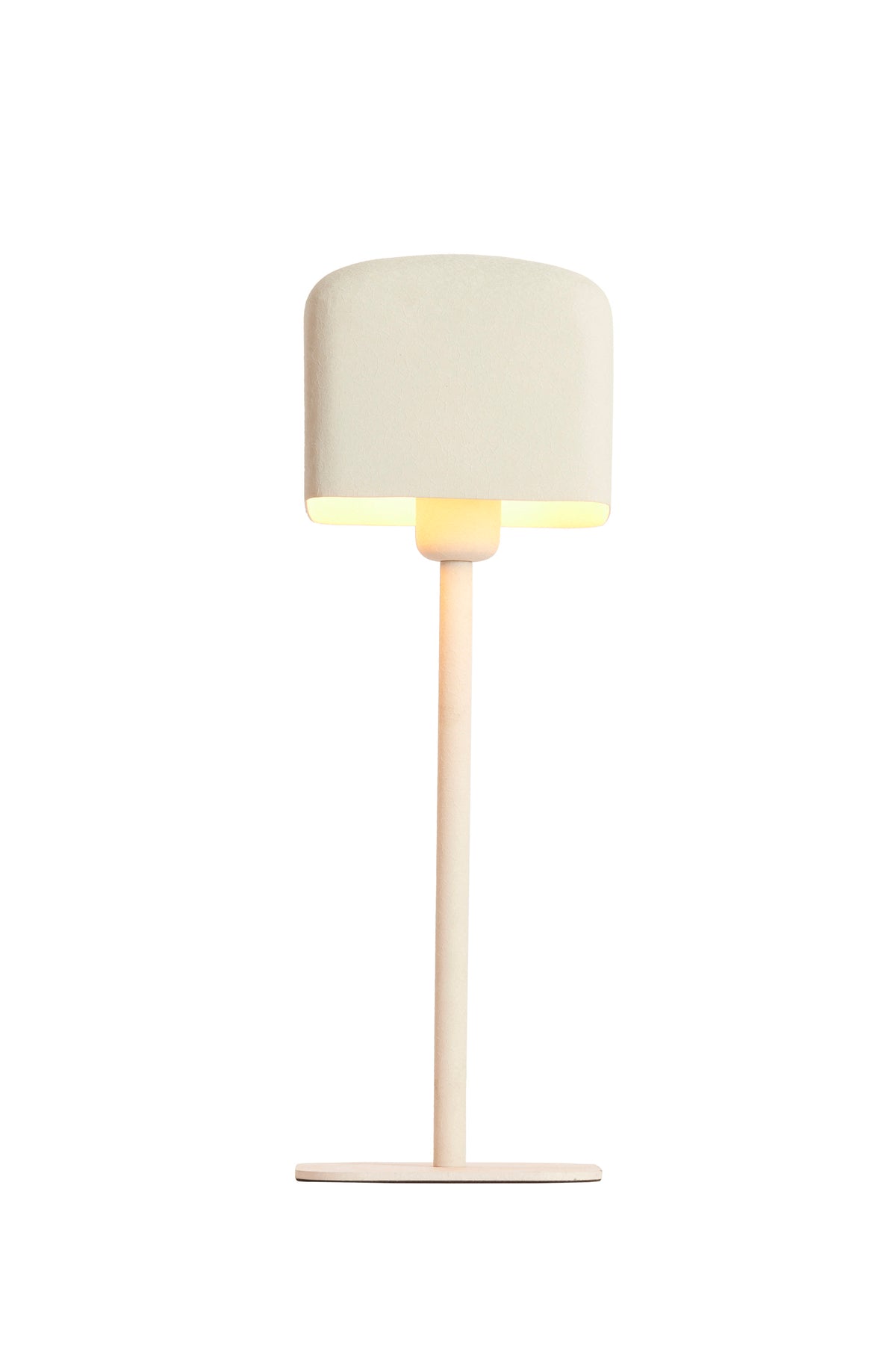 Grande lampada da tavolo metallica rosa chiaro Light & Living Elenie – immagine 3