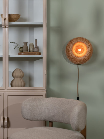 Lampada da parete in bambù color naturale caldo GOOD&MOJO Barbados – immagine 3