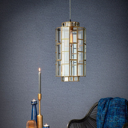 Szklana lampa wisząca Light & Living Sostrene – zdjęcie aranżacyjne