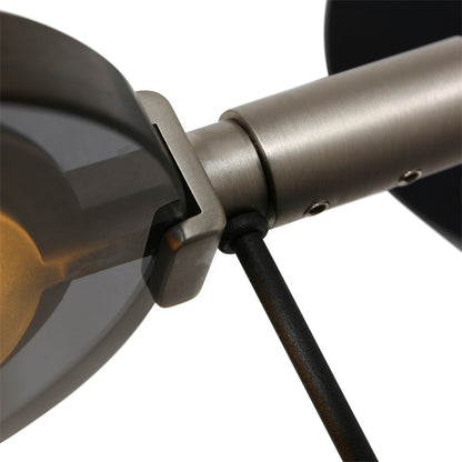 LED nástěnná lampa Steinhauer Turound, kouřové sklo – obrázek 6