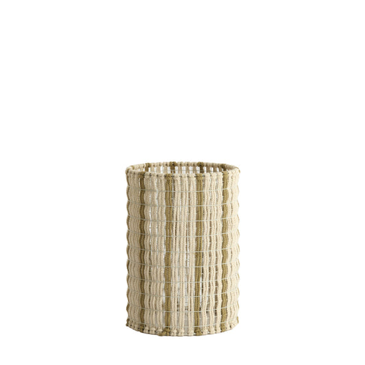 Subtil cremefarvet cylinderlampe shade Light & Living Simbelin