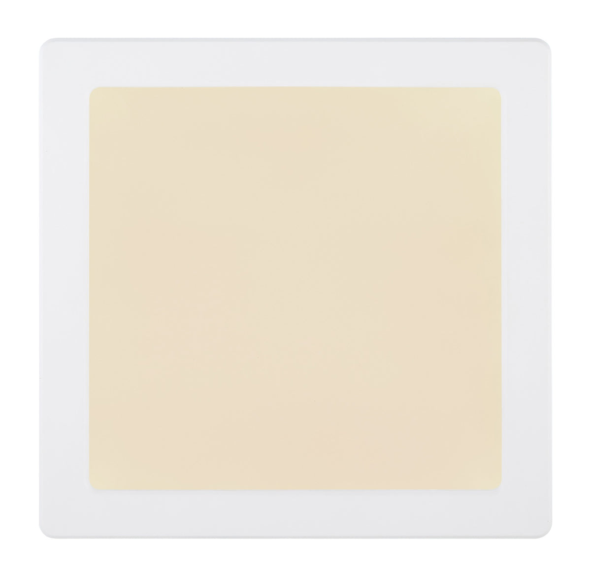 Lampada da soffitto LED in plastica bianca di media grandezza – immagine 3
