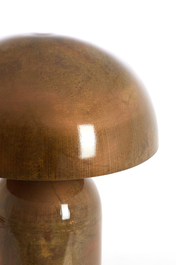 Veľká medená kovová stolná lampa Light & Living Tolima – obrázok 2