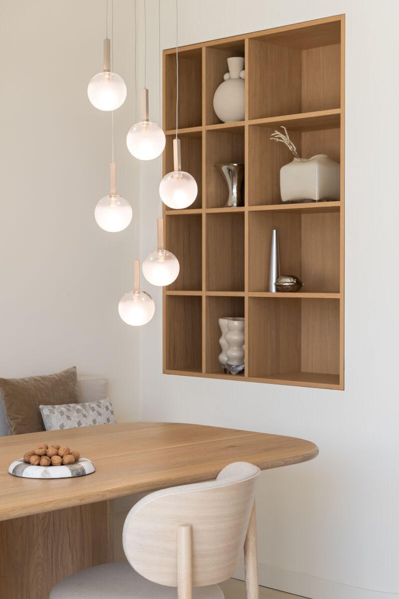 Luminária pendente de 6 luces em vidro de areia com caráter It's About RoMi Murano – imagem 2