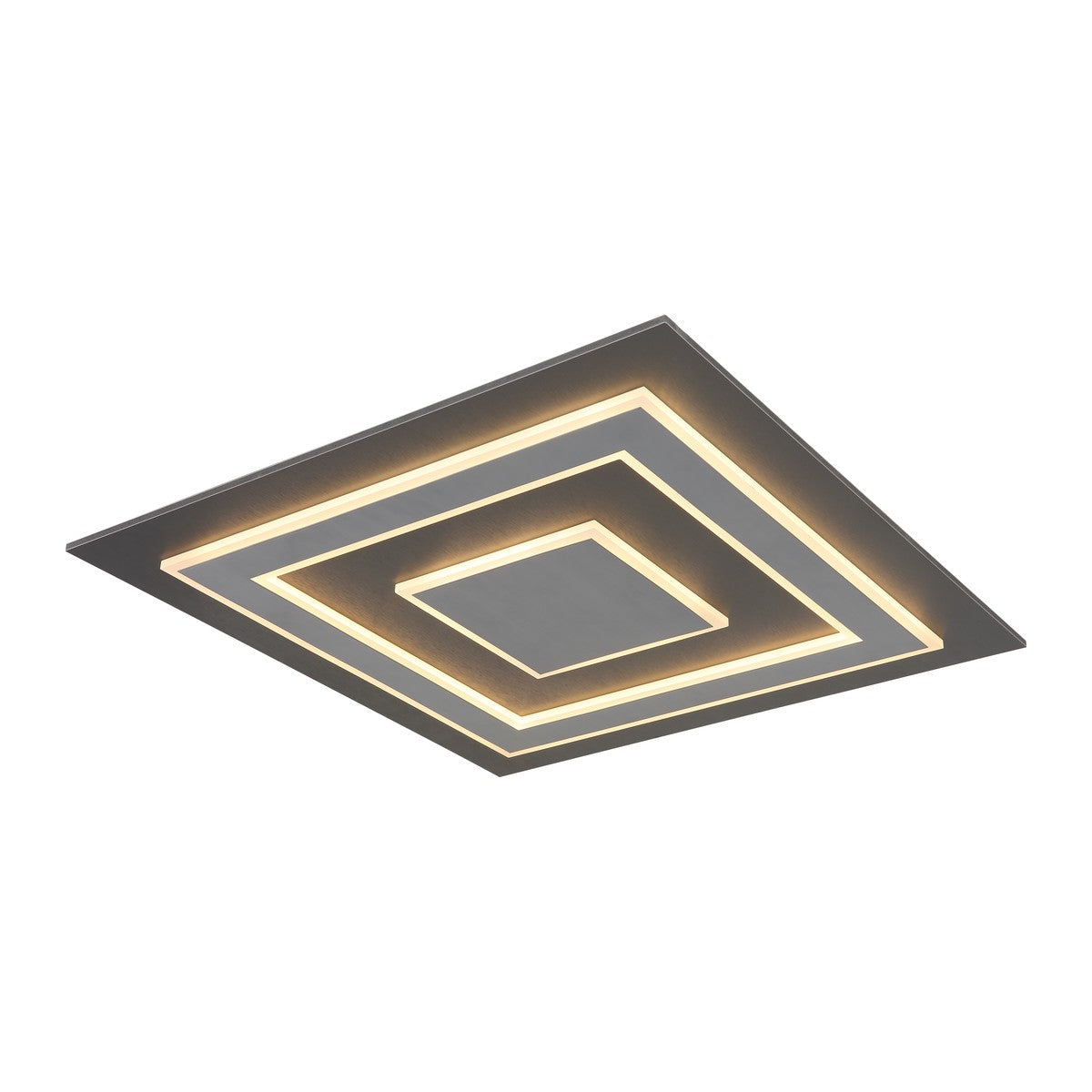 Lampada a soffitto LED in plastica antracite grande e stilosa