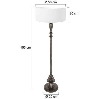 klassieke-witte-ronde-vloerlamp-zwarte-voet-steinhauer-bois-variant-image7