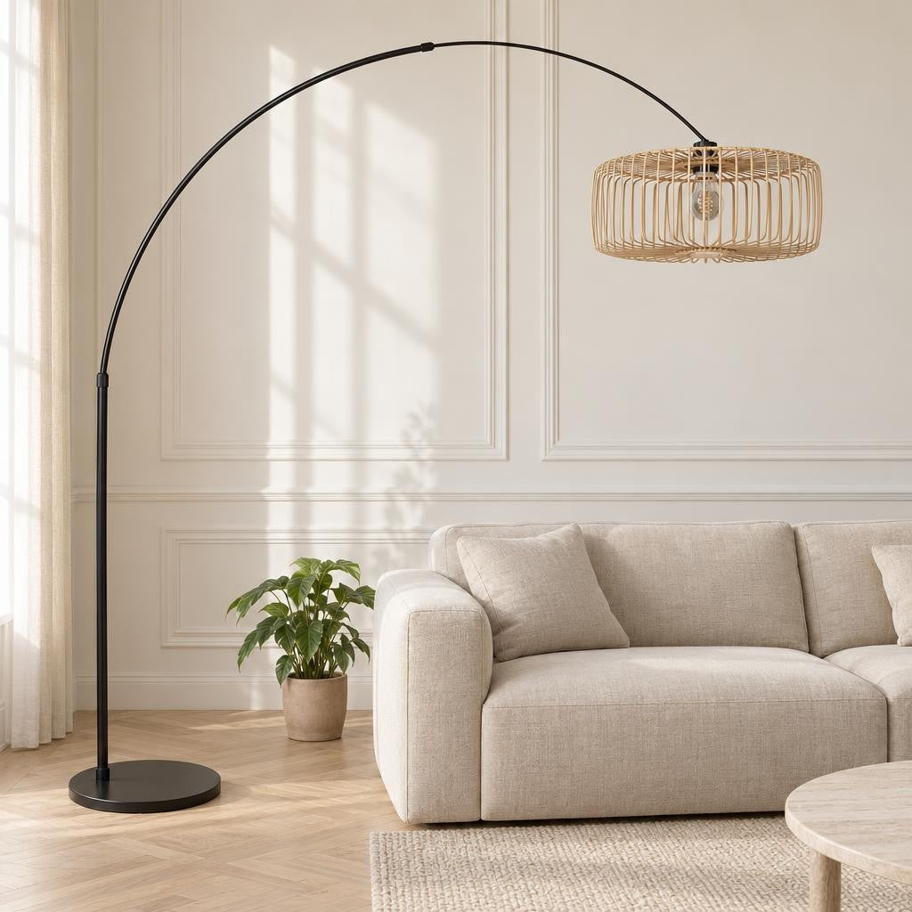 vloerlamp-zwart-metaal-met-lange-boog-steinhauer-sparkled-light-ai-sfeer_image