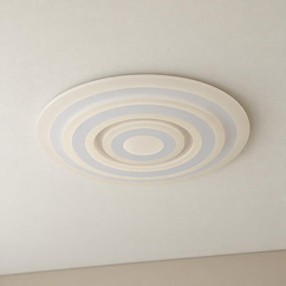 Obolg ALOIS ronde witte LED-plafondlamp Ø49 cm – sfeerbeeld