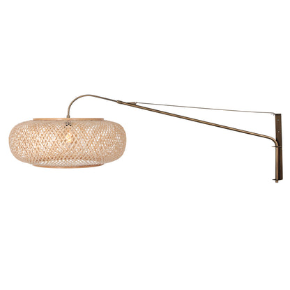 verstelbare-wandlamp-brons-met-bamboe-kap-steinhauer-maze-natural-variant-image1
