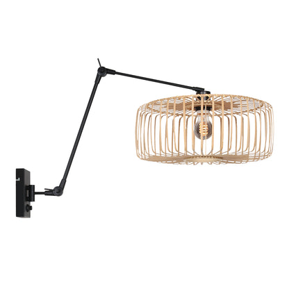 knikbare-zwarte-wandlamp-bamboe-kap-steinhauer-prestige-chic-variant-image1
