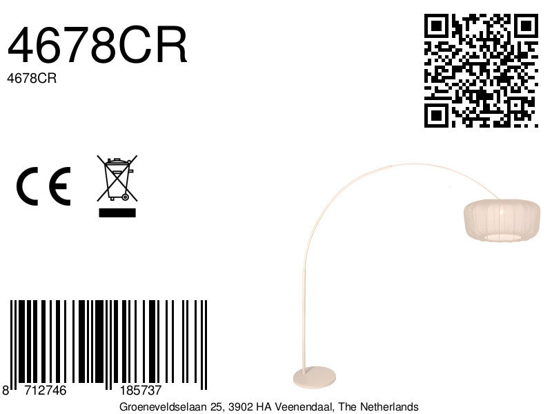 bronskleurige-booglamp-met-diepe-zwarte-stoffen-kap-steinhauer-sparkled-light-variant-image8a