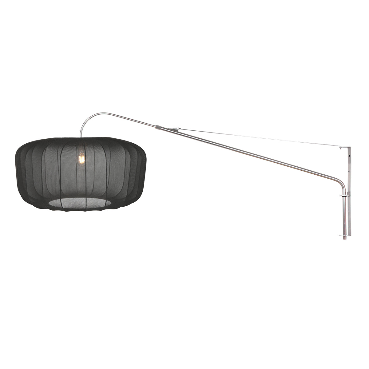 staalkleurige-wandlamp-met-grote-zwarte-kap-steinhauer-elegant-classy-variant-image1