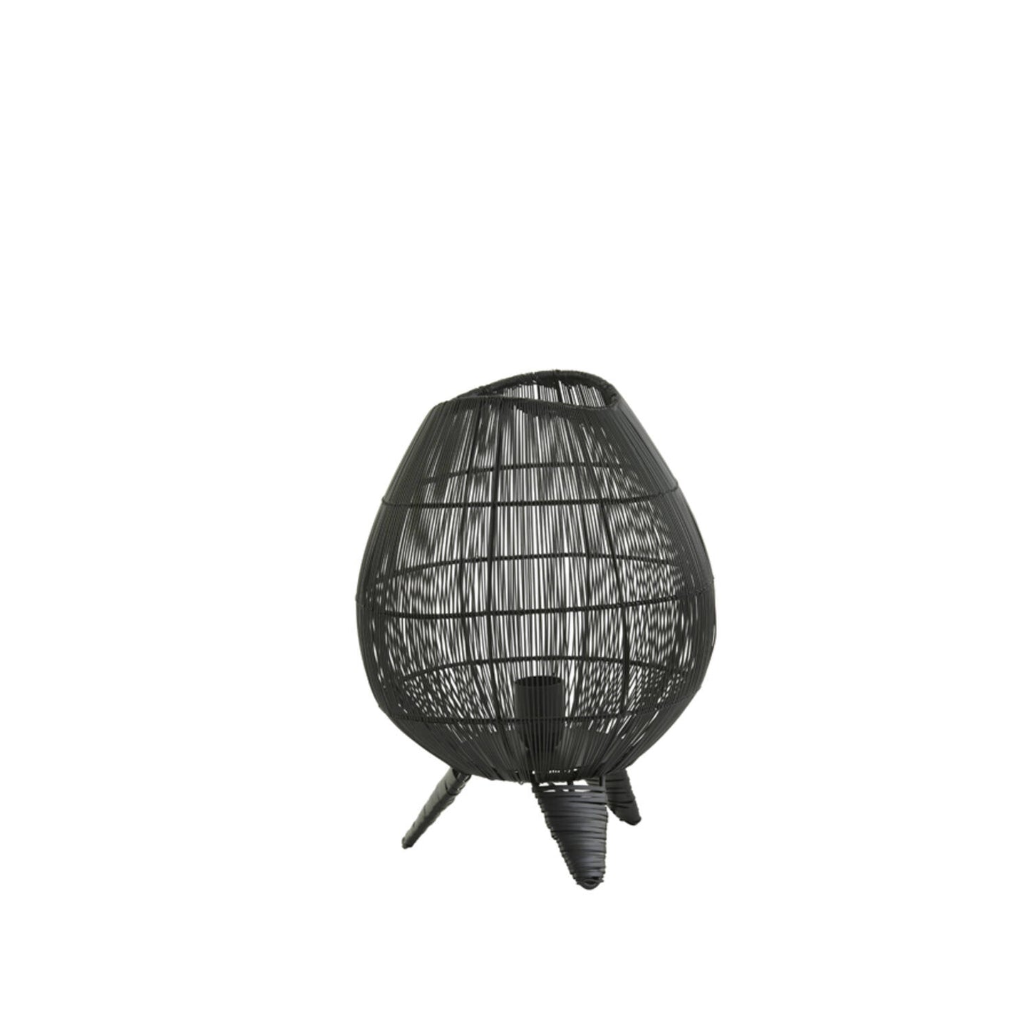 matzwarte-tafellamp-rond-light-living-yumi-main-image