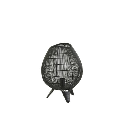 matzwarte-tafellamp-rond-light-living-yumi-main-image