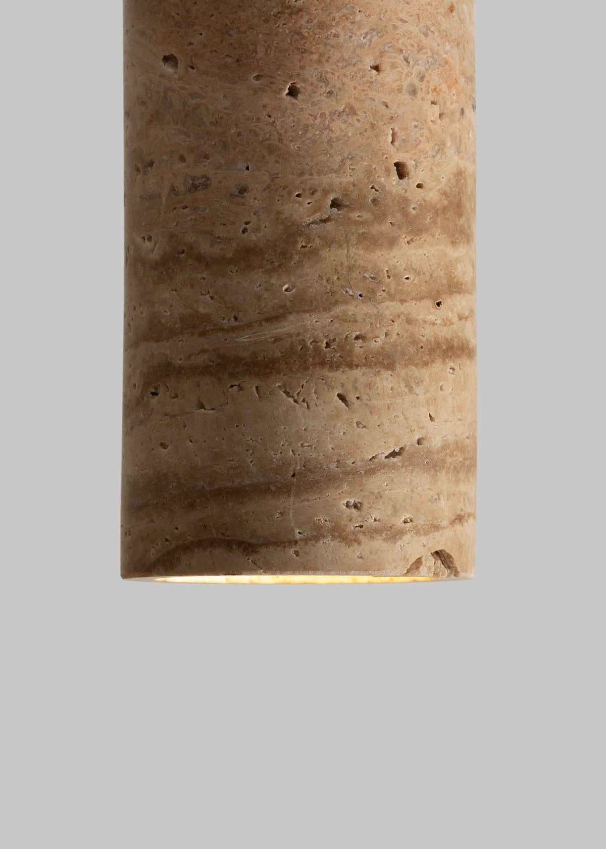 Beige travertijnen plafondlamp met cilinder It's About RoMi Tivoli – afbeelding 4