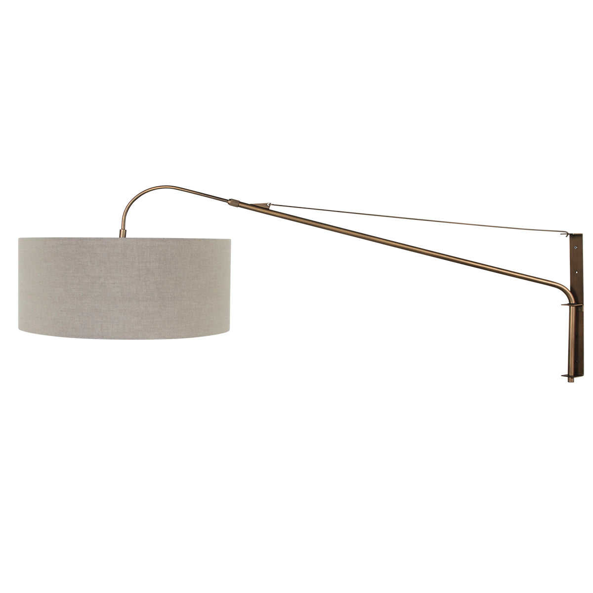 bronzen-wandlamp-met-grijs-linnen-kap-o50-cm-steinhauer-elegant-classy-variant-image1