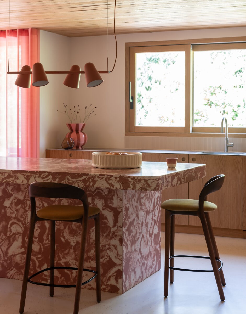 Lampadario a 3 luci in metallo terracotta caldo It's About RoMi Salamanca – immagine 10