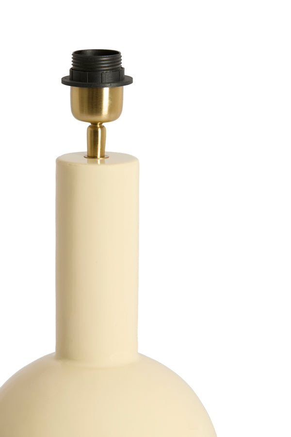 Affascinante base in metallo color crema Light & Living Benao – immagine 2