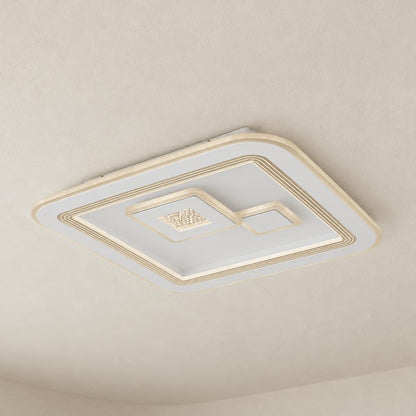 Luminária de teto LED branca Obolg Valeria – fotografia de ambiente