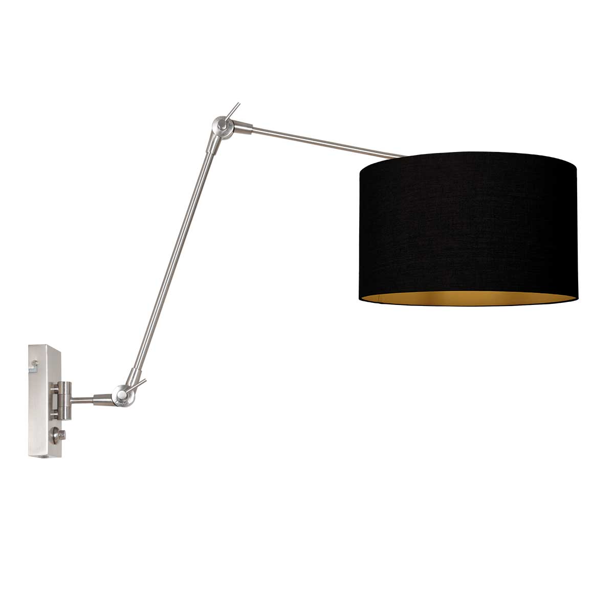 moderne-metalen-stoffen-wandlamp-steinhauer-prestige-chic-main-image