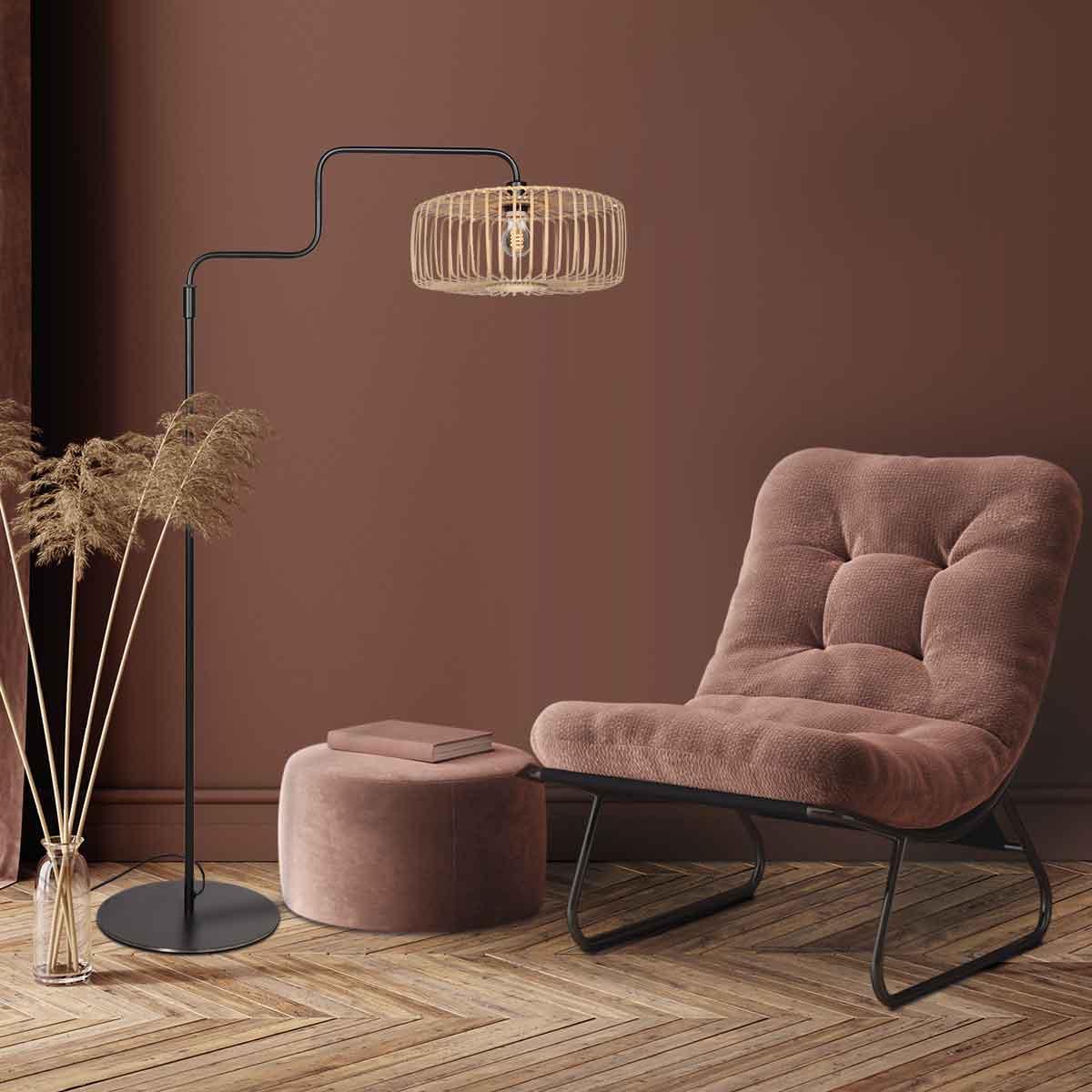 trendy-zwarte-bamboe-metalen-vloerlamp-steinhauer-bloeba-variant-image2