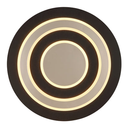 Keskmise suurusega must metallne LED laelamp – pilt 2