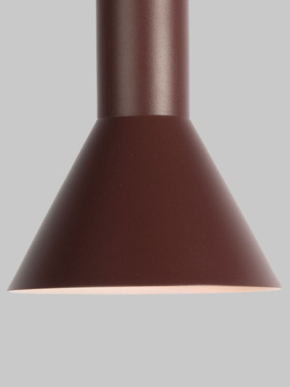 Bordeauxrode metalen hanglamp met kegelkap It's About RoMi Stavanger – afbeelding 2