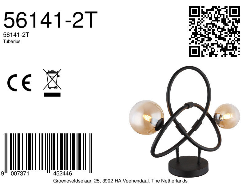 gedraaide-2-amberglasbol-tafellamp-zwart-globo-tuberius-variant-image8a